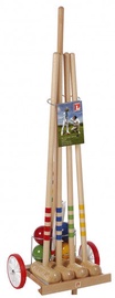 Londero Croquet Cart Set 80cm 4 Players Wood