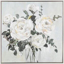 Fotoattēls 4Living Bouquet Of Flowers White, 600 mm x 600 mm