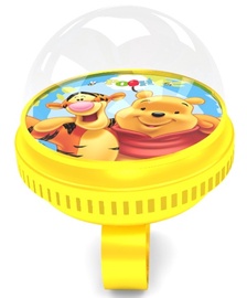 Dviračio skambutis Disney Winnie The Pooh, plastikas/guma, geltona