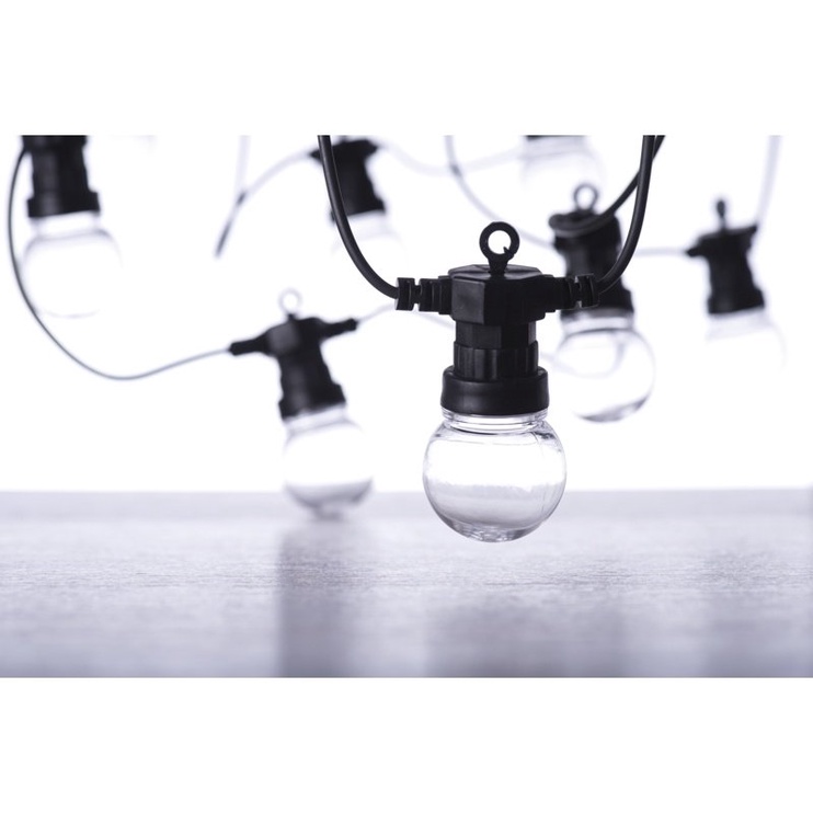 Светильник Emos Party Bulbs ZY1938, 2.25Вт, LED, IP44, черный, 12 см x 26 см