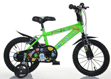 Vaikiškas dviratis Bimbo Bike Cosmos, žalias, 14"