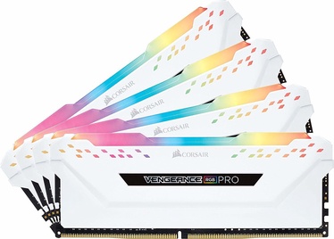 Corsair Vengeance RGB Pro White 32GB 3200MHZ CL16 DDR4 KIT OF 4 CMW32GX4M4C3200C16W