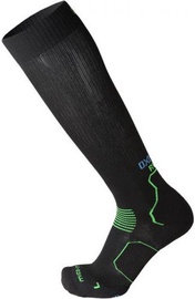 Mico Long Running Socks Oxi Jet Black/Green 44-46