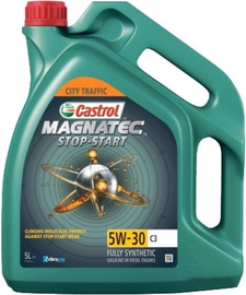 Motoreļļa Castrol Magnatec Stop Start 5W - 30, sintētiskais, vieglajam auto, 5 l