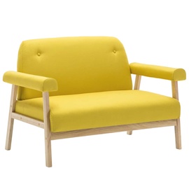 Диван VLX 2-Seater 246652, желтый, 69 x 115 x 75 см