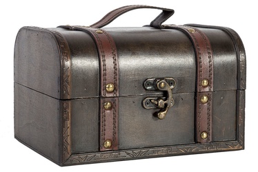 Home4you Chest BAO-1 22x16x13.5cm Brown
