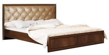 Olmeko Gabriella 06.02-03 Bed Cagliari/Cognac Oak