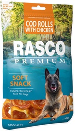 Rasco Dog Premium Snacks Cod Rolls With Chicken 80g