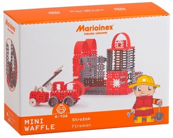 Marioinex Mini Waffle Fireman Large Set 163pcs 902530