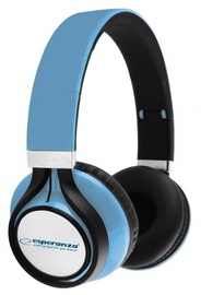 Ausinės Esperanza EH159 Freestyle Audio Stereo Headphones Blue