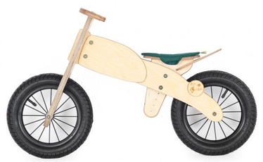 Балансирующий велосипед MGS FACTORY DipDap Motorcycle, зеленый/песочный, 12″