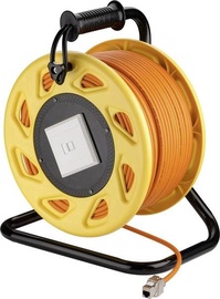 Goobay RJ45 Networks Cable Reel S/FTP 90m Orange