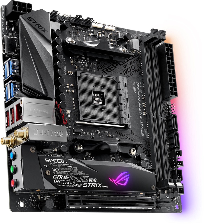 Pagrindinė plokštė Asus ROG STRIX X470-I GAMING