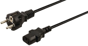 ValueLine Cable Schuko / IEC320 Black 2m
