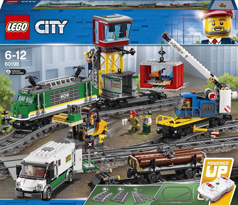 Konstruktorius LEGO City Krovininis traukinys 60198, 1226 vnt.