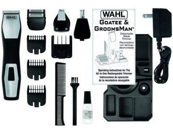 Wahl GroomsMan Pro Rechargeable Grooming Kit 9855-1216 Black