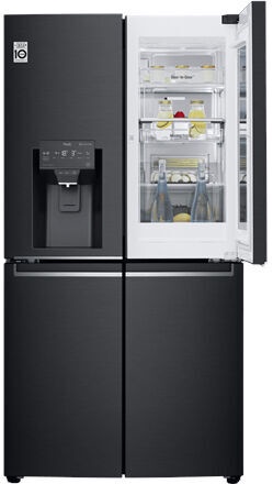 Холодильник LG GMX945MC9F, двухдверный