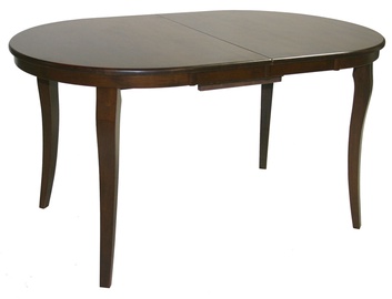 Pusdienu galds izvelkams Home4you 20841, valriekstu, 145 cm x 90 cm x 74 cm