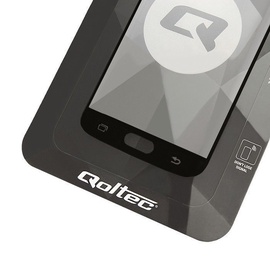 Qoltec Premium 5D Tempered Glass Screen Protector For Apple iPhone X Black