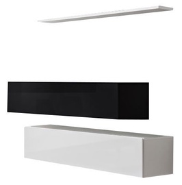 ASM Switch SB II Hanging Cabinet/Shelf Set White/Black