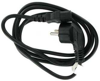4World Computer Power Cord 1.8m Black