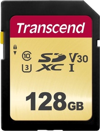 Transcend 500S 128GB SDXC CL10 UHS-I TS128GSDC500S