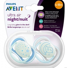 Соска Philips Avent Ultra Air, 6 мес., 2 шт.