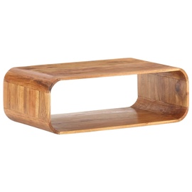 Kafijas galdiņš VLX Solid Acacia Wood 289651, brūna, 900 mm x 500 mm x 300 mm