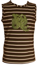 Krekls bez piedurknēm, sievietēm Bars, zaļa, 152 cm