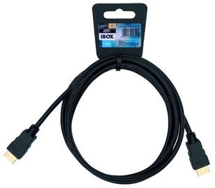 Laidas iBOX HDMI to HDMI HDMI 19 pin male, HDMI 19 pin male, 1.5 m, juoda