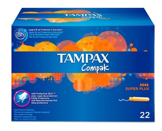 Tampax Compak Superplus Tampons 22pcs