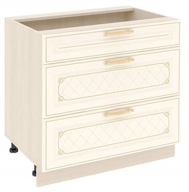 DaVita Milana 23.67 Kitchen Bottom Cabinet Astrid Pine/Vanilla