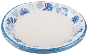 Papptaldrikud rukkilill 22cm 12tk