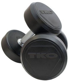 TKO Rubber Dumbbells Pro 2x32kg