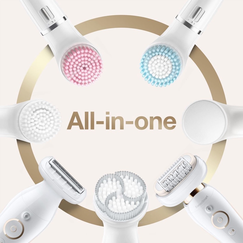 Epilaator Braun Silk-epil 9 Flex SES9100, kuldne/valge