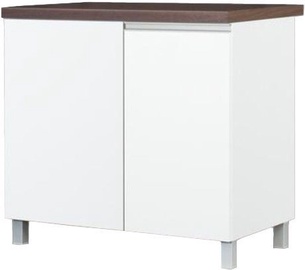 Apakšējais virtuves skapītis Bodzio Corner Sandi White, 900x520x860 mm