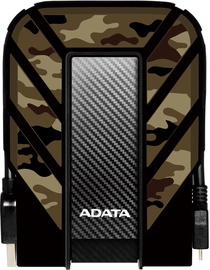 Cietais disks Adata HD710M, HDD, 1 TB, brūna