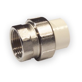 Adapteris Nibco CPVC-MET 4733-307, 3/4 collas – Līmējama iekšpusē/3/4 collas – Iekšējā vītne, hlorēts polivinilhlorīds (cpvc)