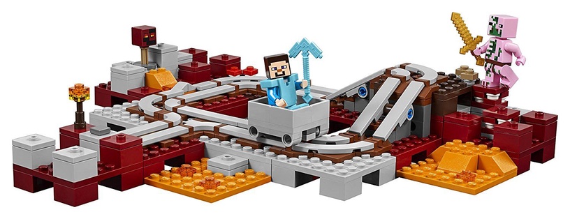 Konstruktor LEGO Minecraft The Nether Railway 21130