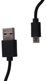 Whitenergy Cable USB to USB-micro Black 2m