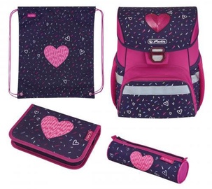 Herlitz Loop Plus Hearts Blue/Pink