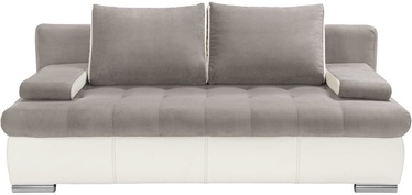 Black Red White Olimp III Sofa Silver/White