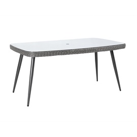 Dārza galds Home4you Retro Gray, 90 x 160 x 75 cm
