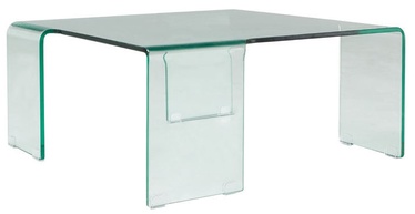 Signal Meble Rene 80x80cm Coffee Table Transparent