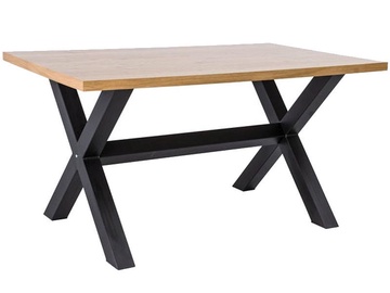 Signal Meble Xaviero Light Oak Table 180x90cm Oak/Black