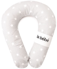 La Bebe Nursing Maternity Pillow Snug 20x70cm Dark Grey & White Stars 77433