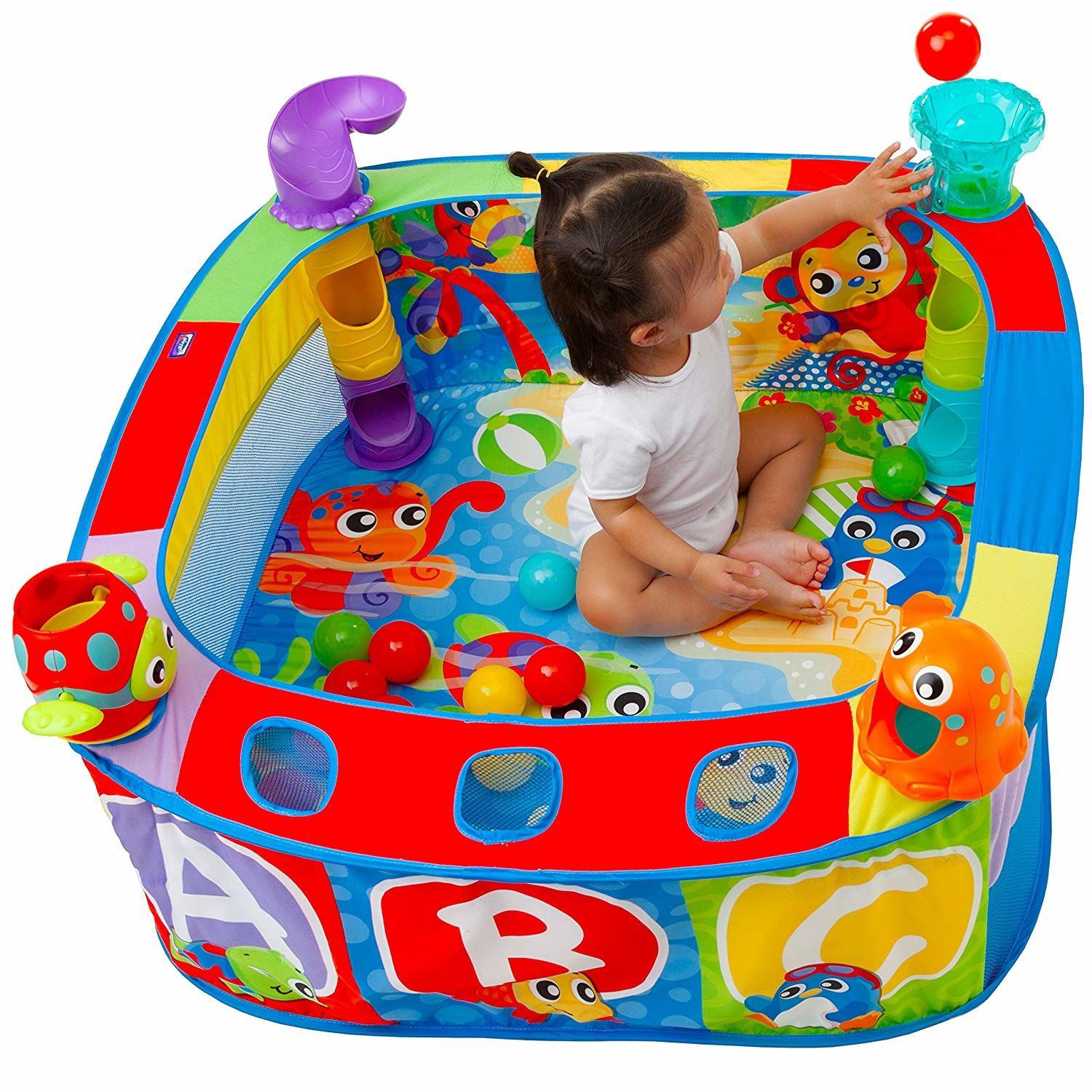 playgro pop and drop ball activity gym