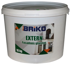 Шпаклевка Briko, готов к использованию, белый/серый, 16 кг