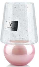 Mondex Cristie Candle With Cover Pearl Pink 26cm
