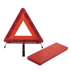 Знак аварийной остановки напольный, красный, треугольная